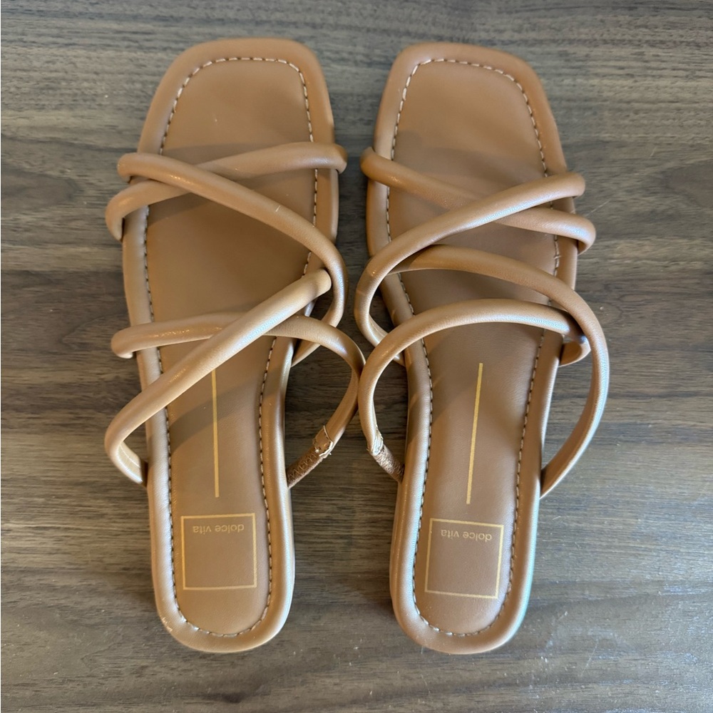 Dolce Vita Brown Strappy Sandals
